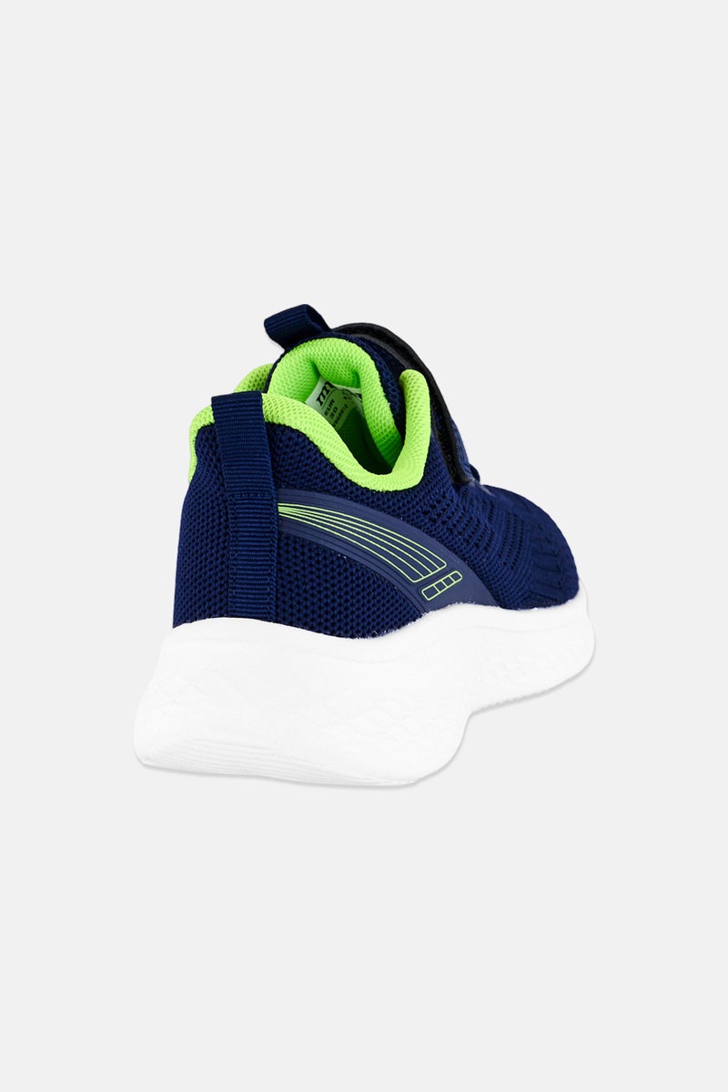 Mudd Kids Boy Velcro Closure Outdoor Shoes, Navy - Image 2